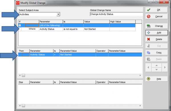 Step 6: Change Activity Status to “Not Started”