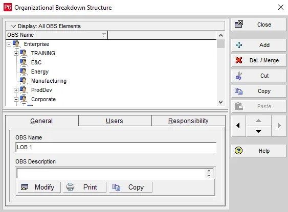 obs Primavera P6