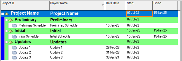 Understand the Primavera P6 Folder Structure