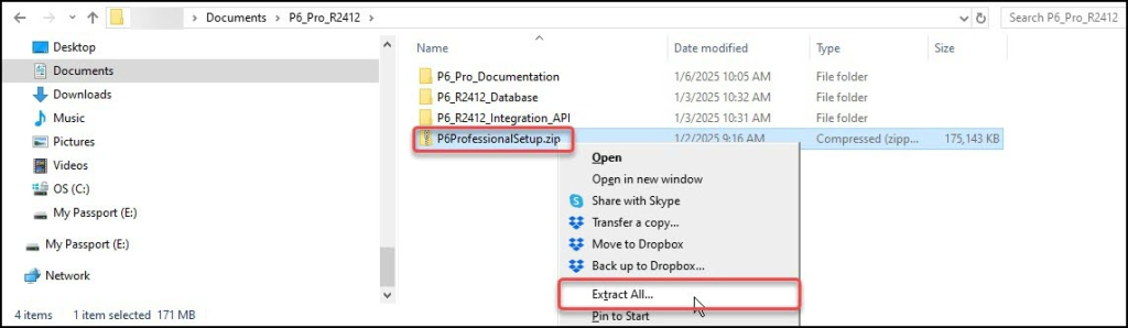 Organizing the Downloaded Files