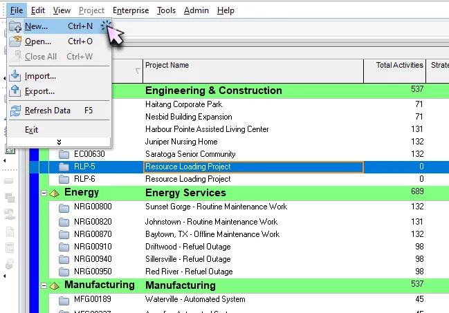 Step-by-Step Guide to Create EPC Planning in Primavera P6