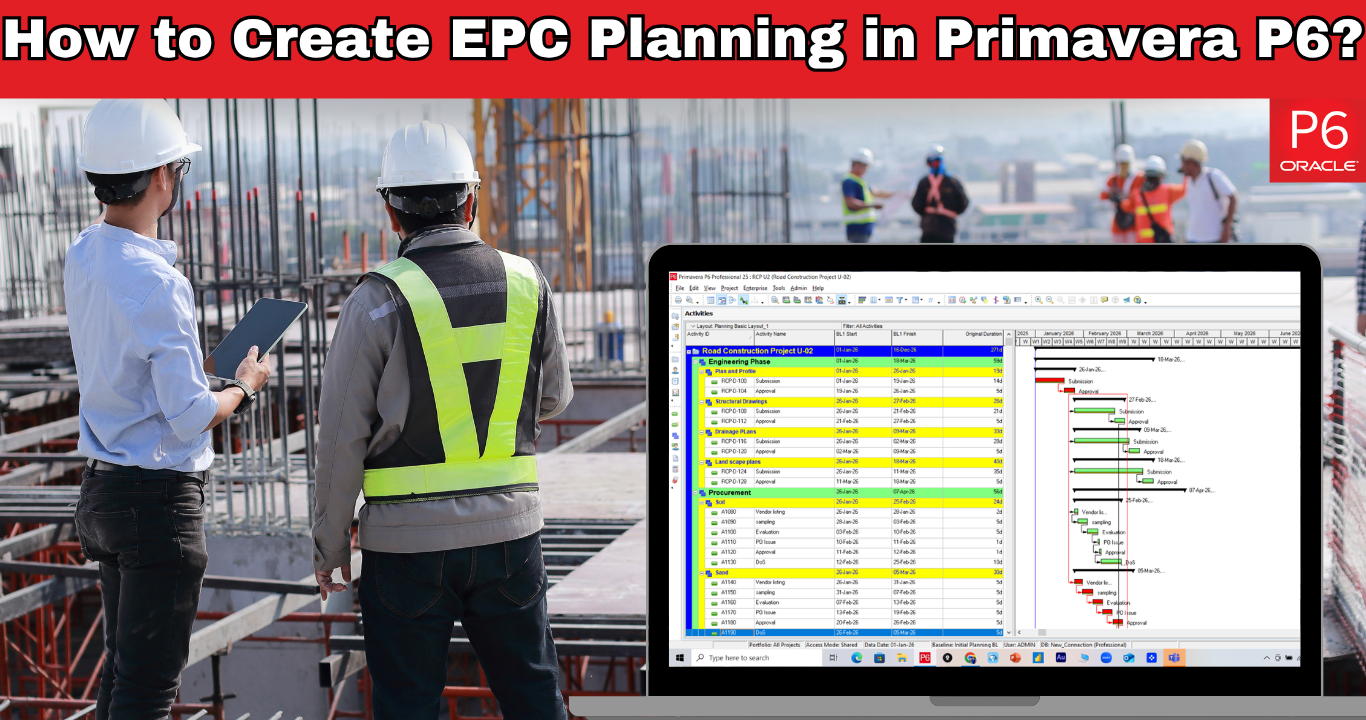 How to Create EPC Planning in Primavera P6?